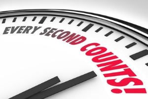 every second counts!