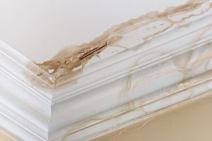 water stain on ceiling